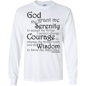 GRANTWEAR Serenity Prayer Long Sleeve Shirt