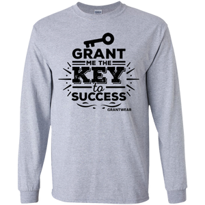 GRANTWEAR YOUTH GRANT ME THE KEY TO SUCCESS LONG SLEEVE SHIRT