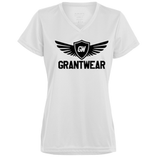 GRANTWEAR Black Logo V-Neck