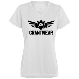 GRANTWEAR Black Logo V-Neck